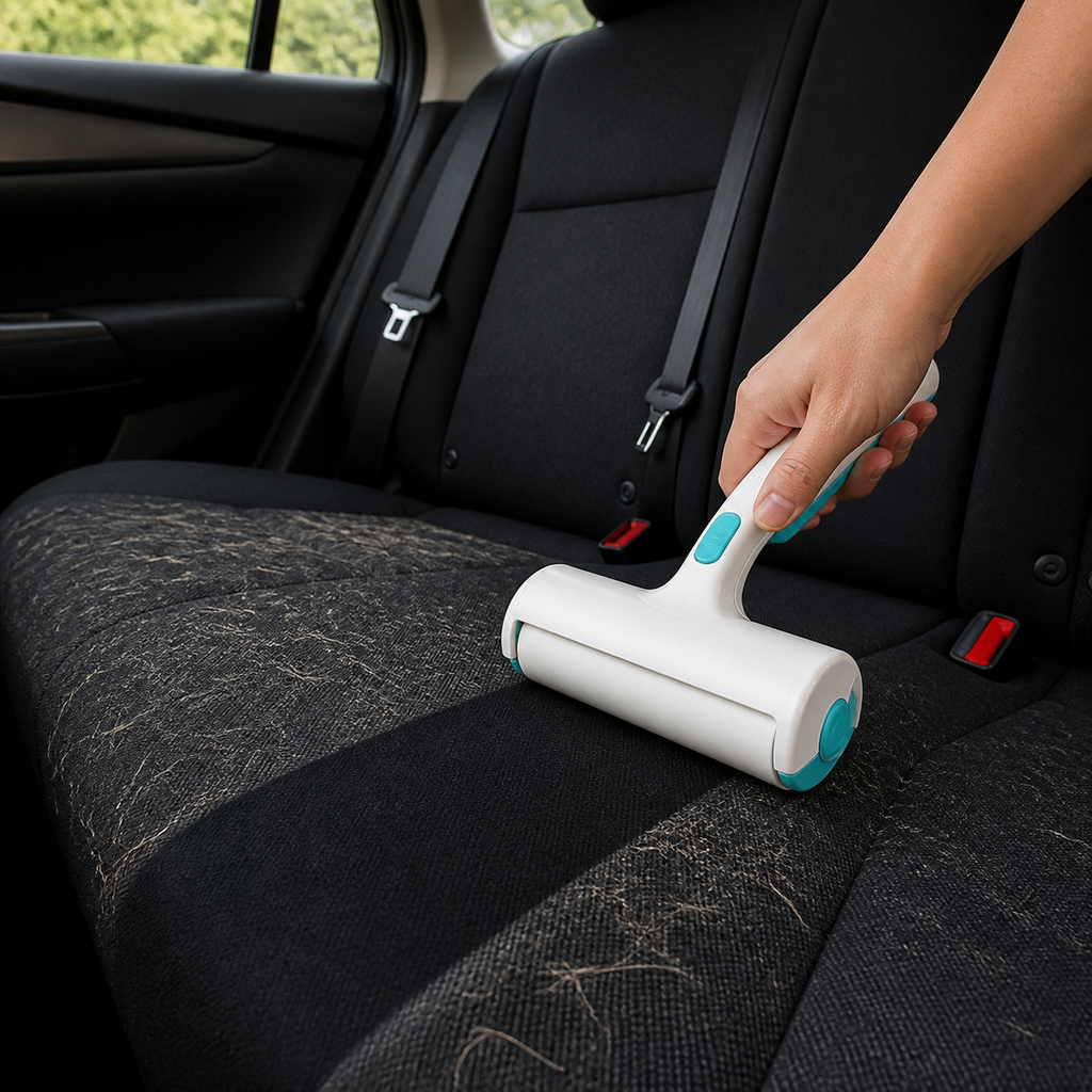 FurLift Reusable Pet Hair Roller for Couch & Car